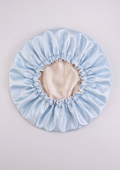 Satin Schlafhaube - Verstellbare Satin-Haarwickel