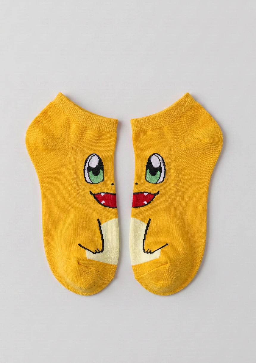 Kurze Socken mit Pokémon-Print