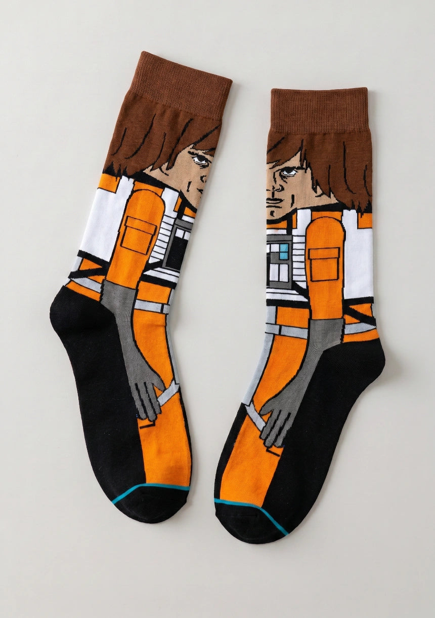 Herren lange Socken mit Star Wars Charakteren