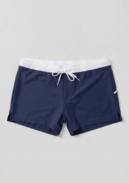 Kurze Schwimmshorts mit Tasche