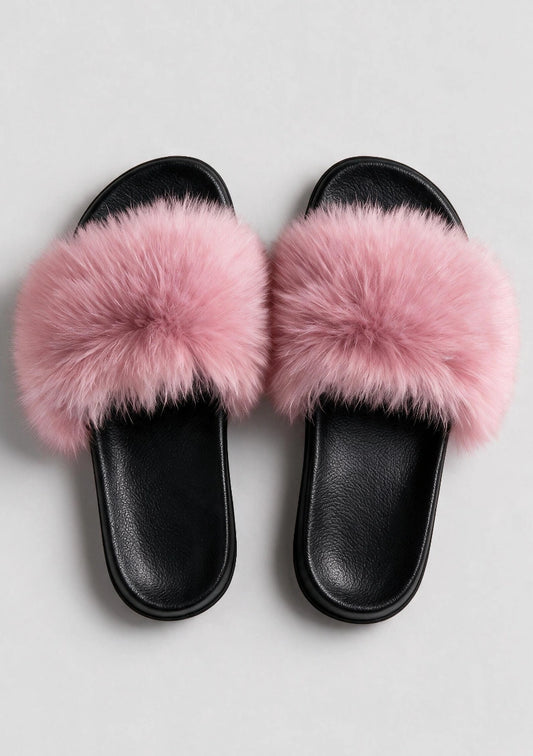 Faux-Fur Hausschuhe