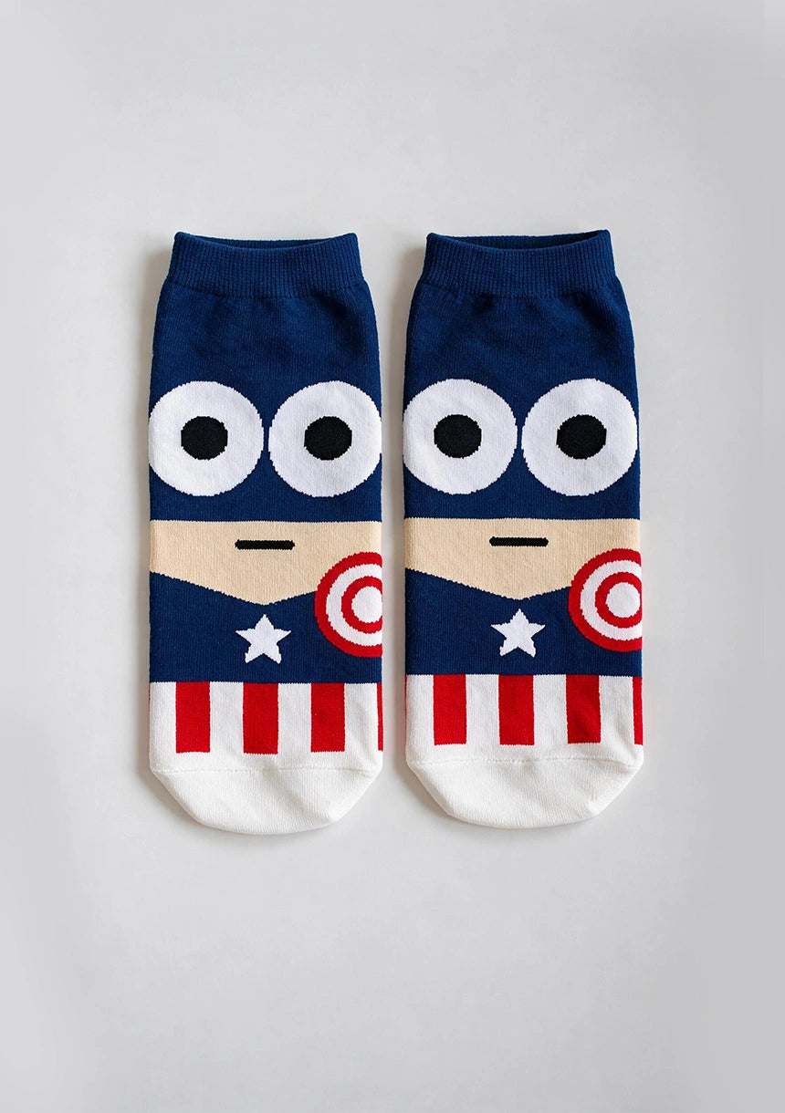 Herren Kurzsocken Superhelden