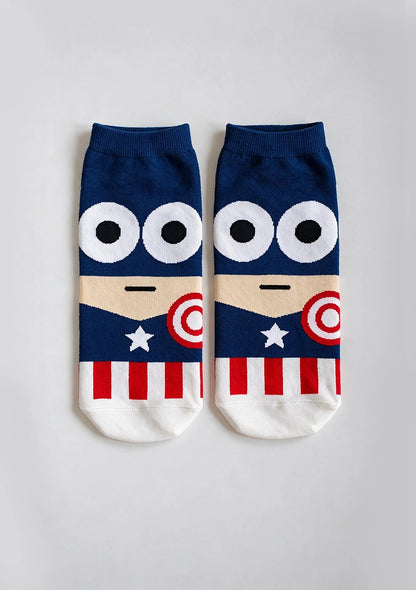Herren Kurzsocken Superhelden