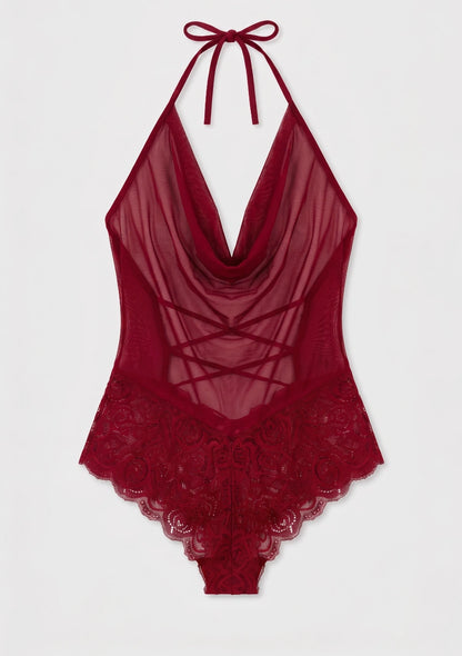 Spitzen-Front Bodysuit