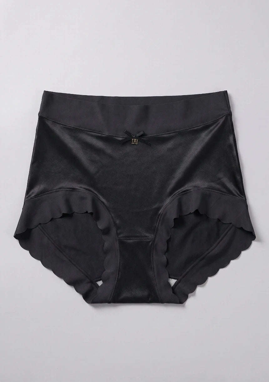 Nahtlose Hochtaillierte Slips mit Schleifendetail