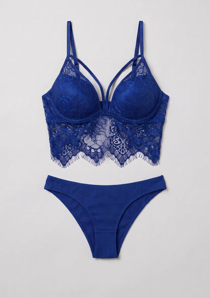 Lingerie-Set mit längerem Oberteil