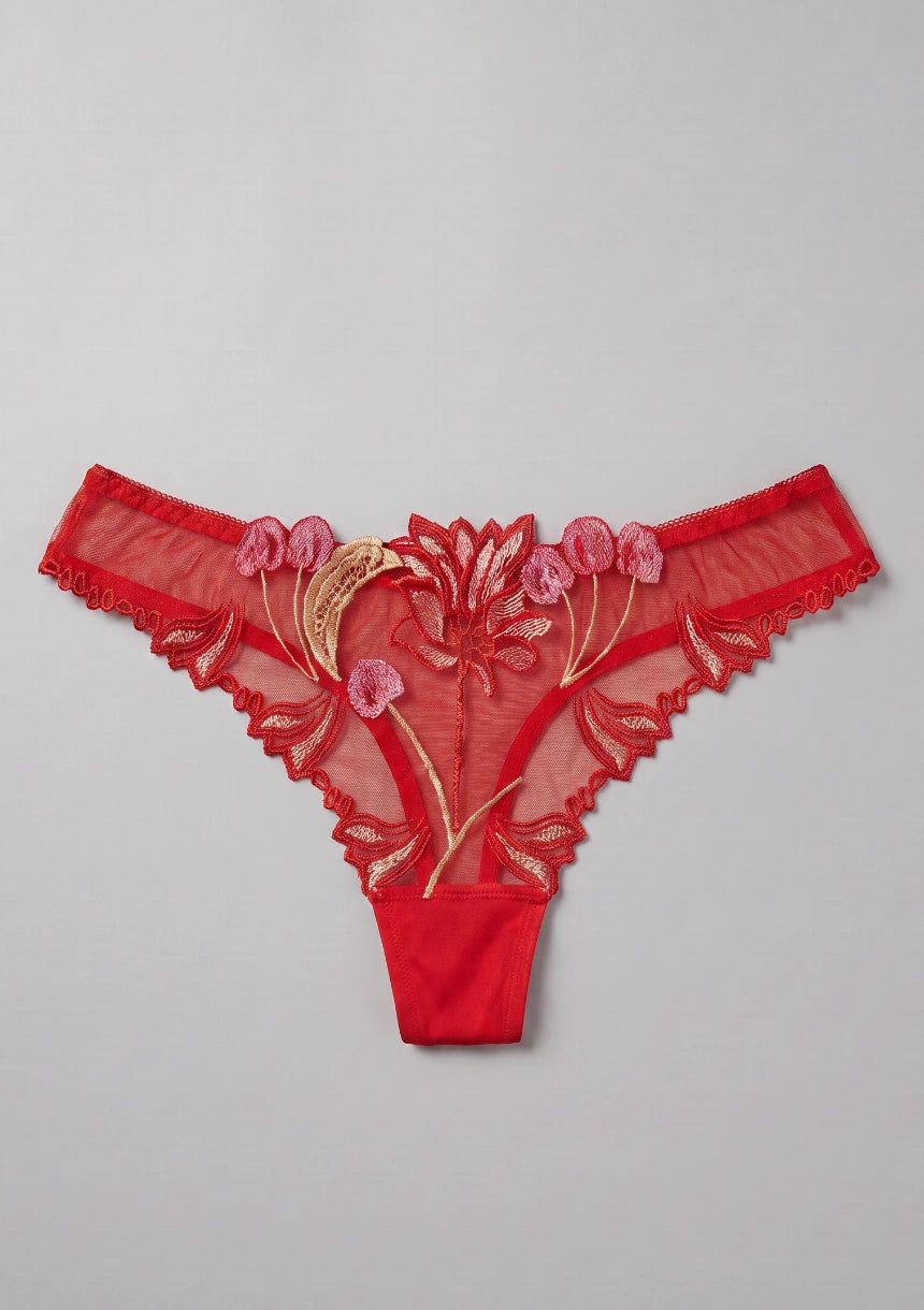 Spitzenunterhosen mit dekorativen Verzierungen