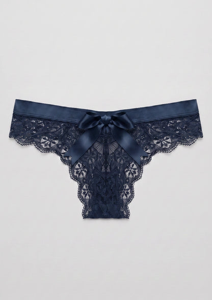 Spitzenunterhosen mit Schleifendetail am Rücken