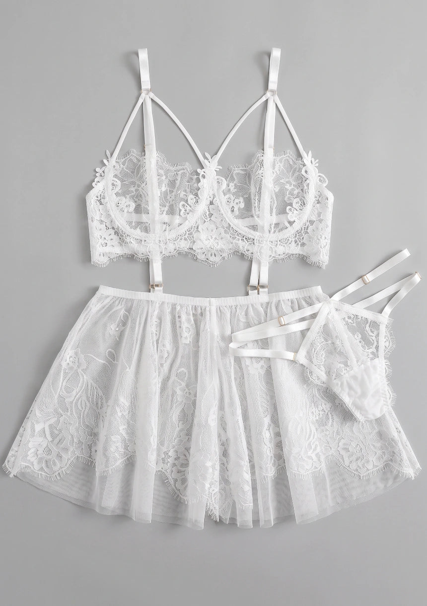 Spitzen-Lingerie-Set