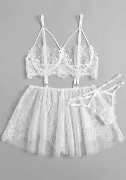 Spitzen-Lingerie-Set