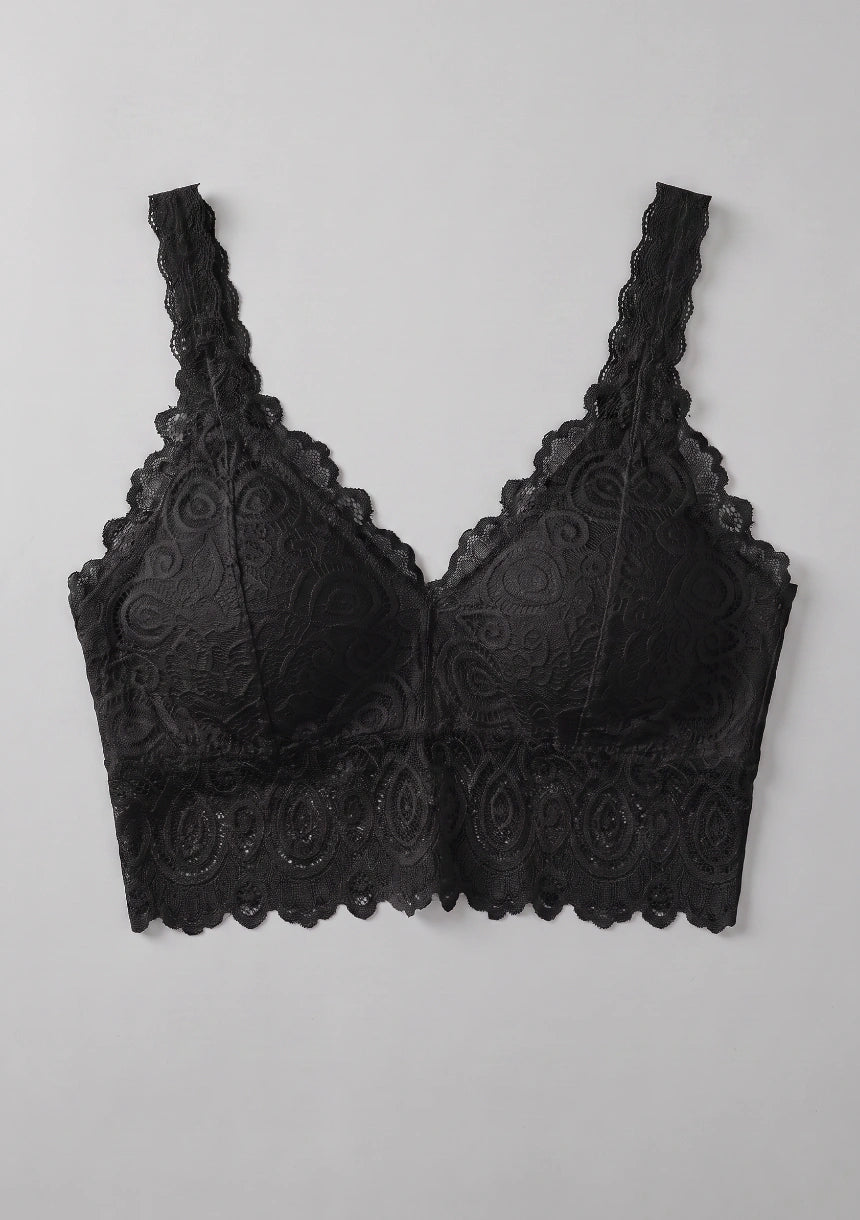 Universeller Spitzen-Bralette mit niedrigem Schnitt
