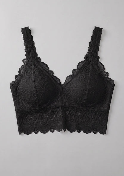 Universeller Spitzen-Bralette mit niedrigem Schnitt