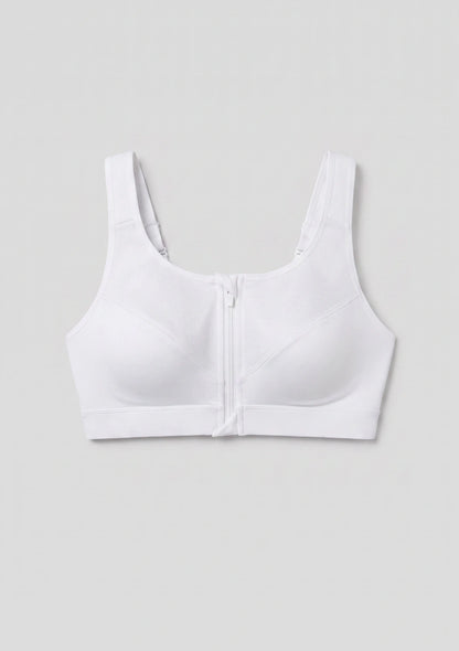 Plus-Size-Sport-BH mit Reißverschluss