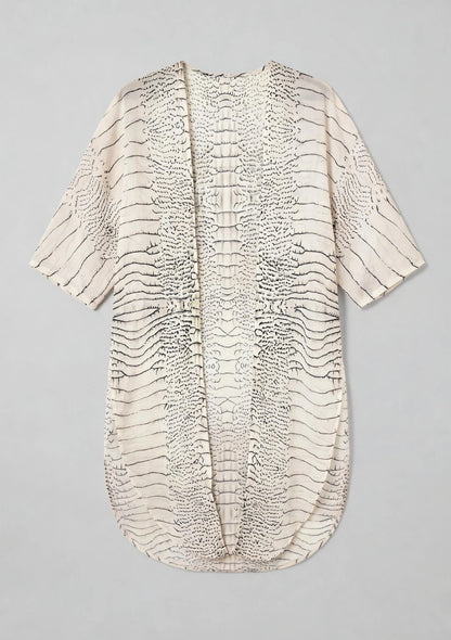 Tiermuster Strandkimono