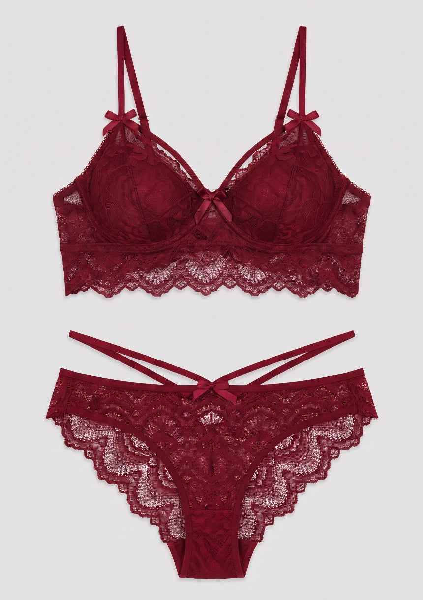 Spitzen-Lingerie-Set mit Bralette