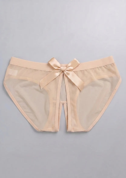 Spitzenunterhosen mit Schleife und Ausschnittdetails