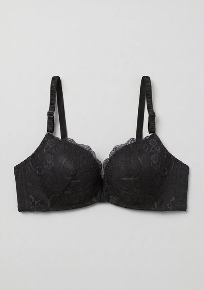 Spitzen-Frontverschluss Push-Up-BH