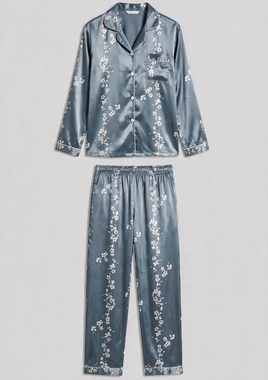 Floral Satin Pyjama