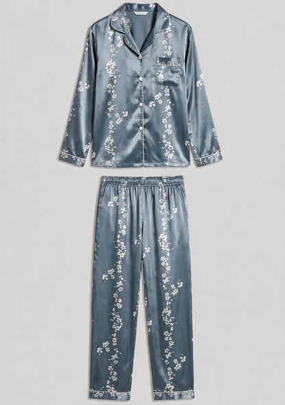 Floral Satin Pyjama