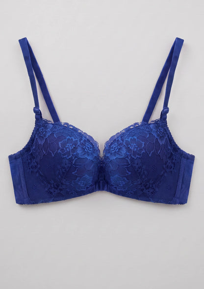 Spitzen-Frontverschluss Push-Up-BH