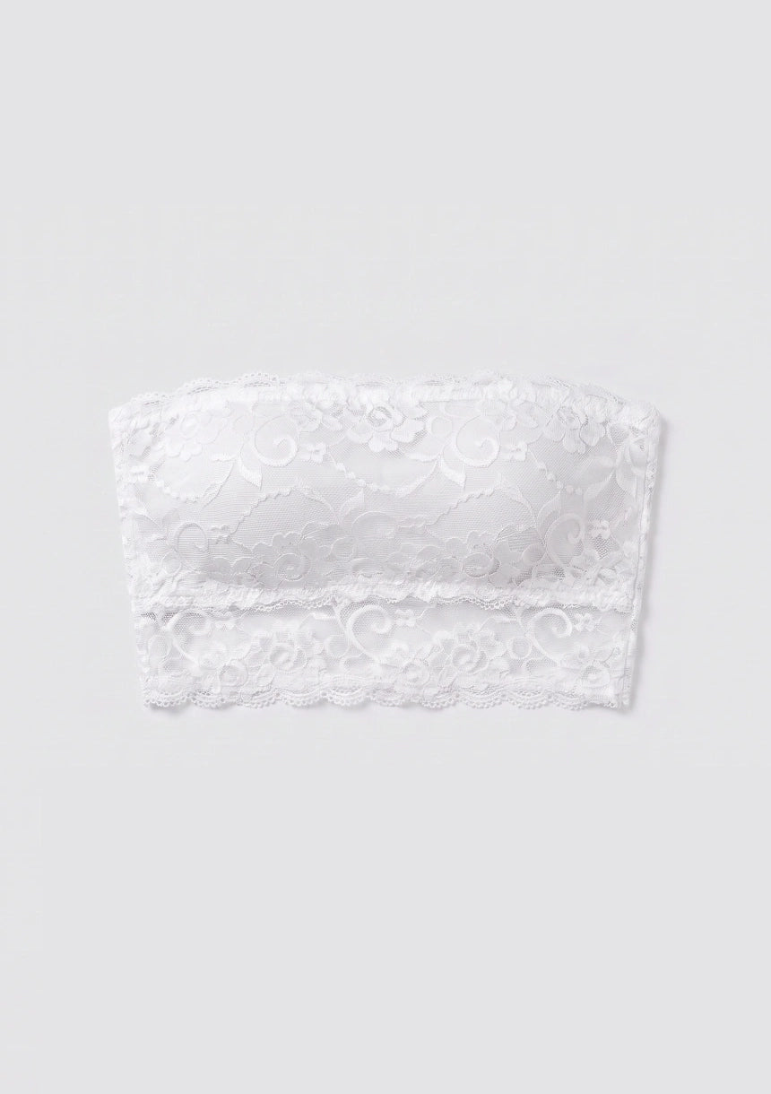 Universeller Spitzen-Bandeau-BH mit tiefem Ausschnitt