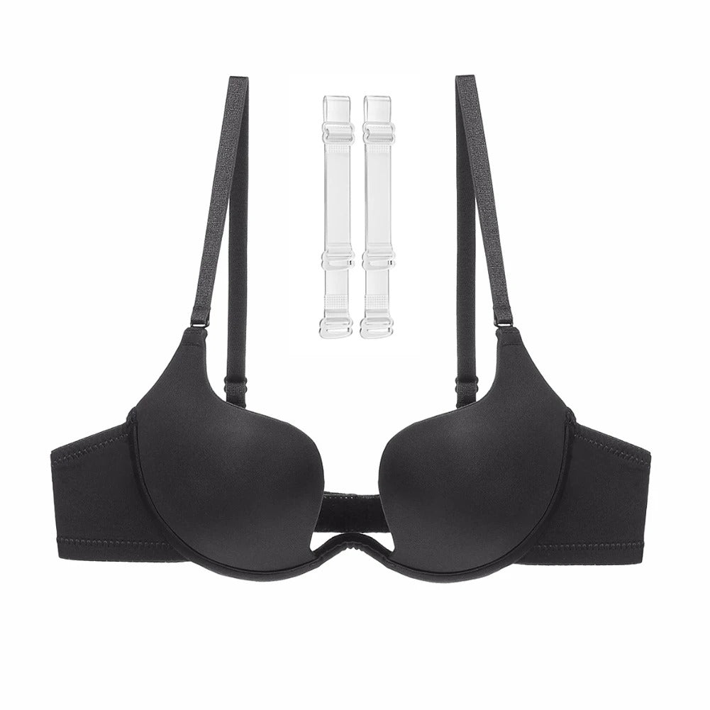 Push-up-BH mit tiefem Plunge-Ausschnitt
