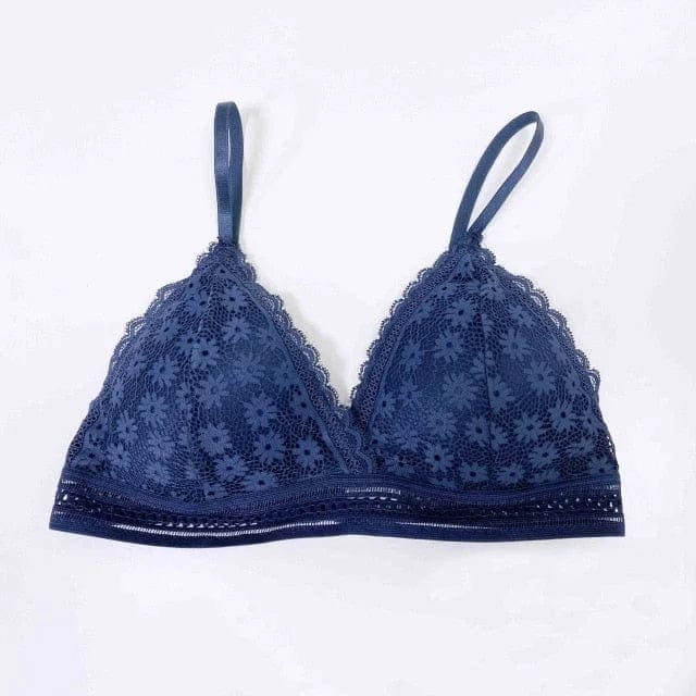 Marine Bralette-BH aus Spitze