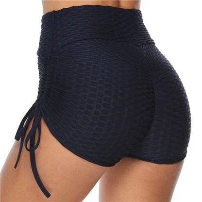 Marine Gebundene Sportshorts