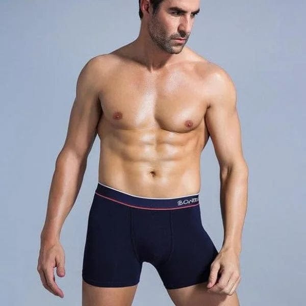 Marine Lange Boxershorts für Herren