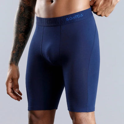 Marine Lange Boxershorts für Herren