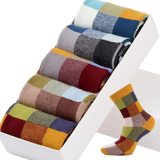 Mehrfarben 5er-Pack bunte Herrensocken