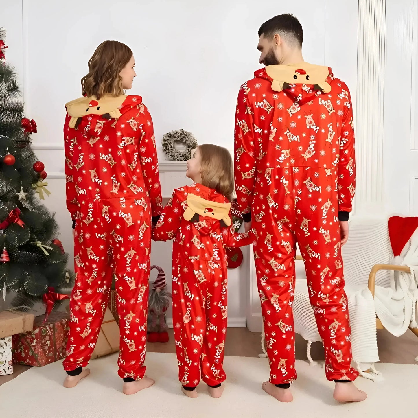 Men's Christmas Themed One-Piece Pyjama