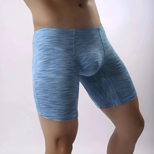 Men's Long Breathable Boxer Shorts