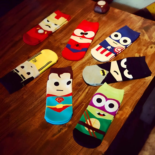 Men's Short Superhero Socks