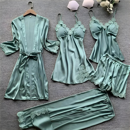 Mint Five-Piece Sleep Set