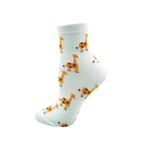 Minze Lange Socken mit bunten Drucken