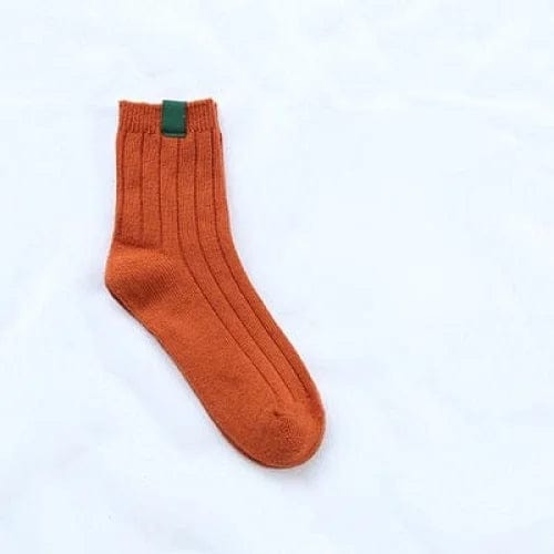 Orange Knöchelsocken