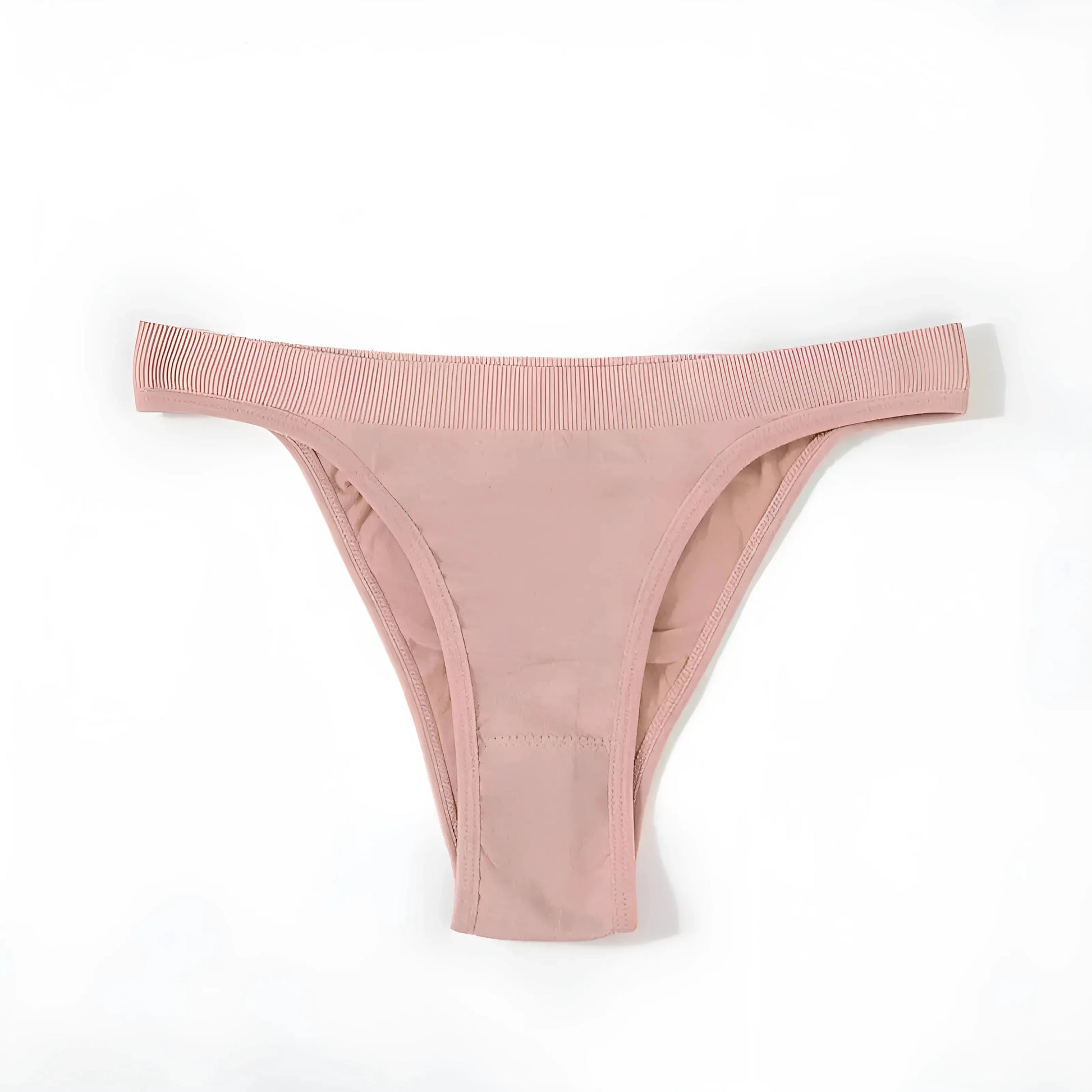 Pink High-Waisted Cut-Out Women's Briefs