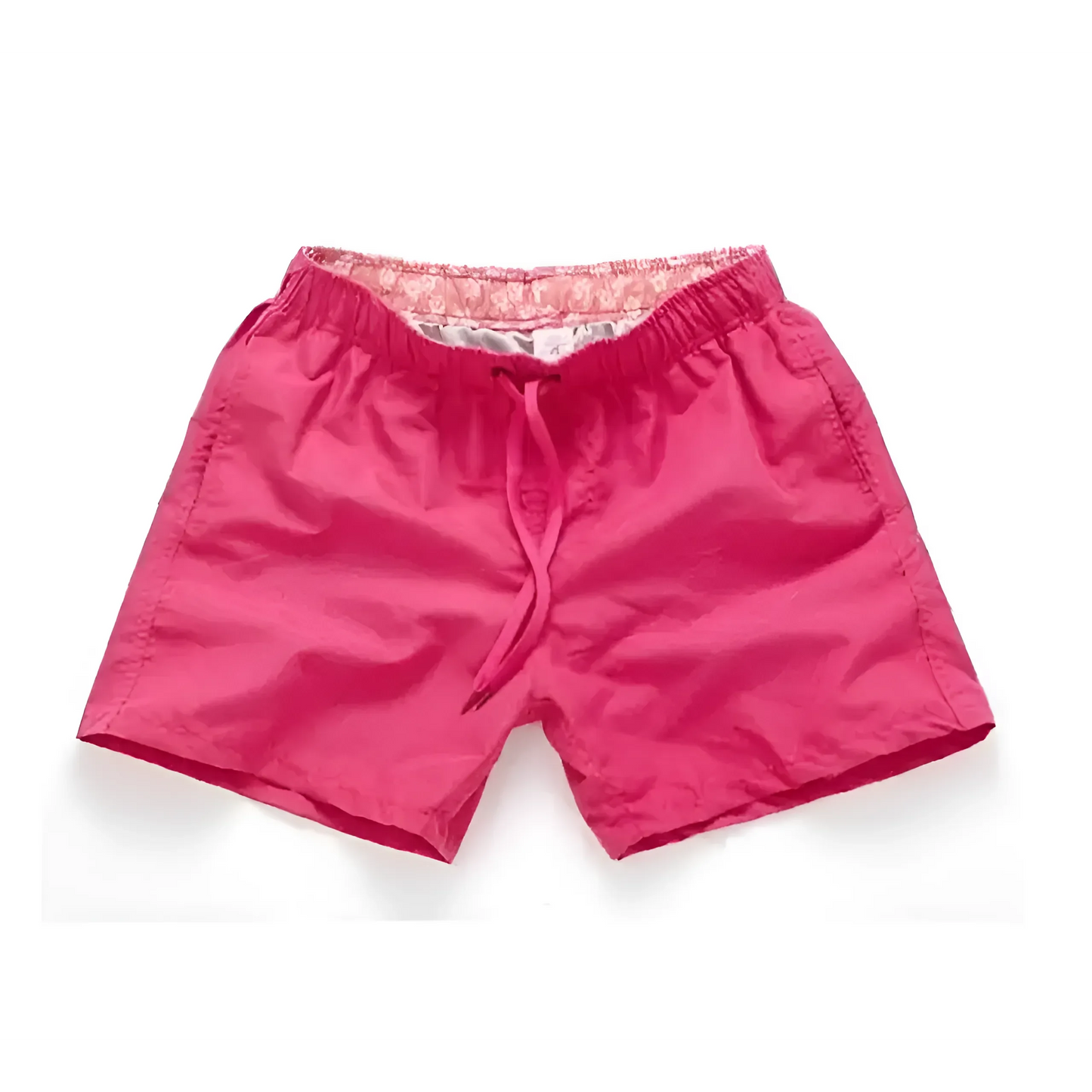 Pink Men's Swim Shorts with Pockets in Various Colours