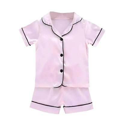 Pink Silk Children's Pyjamas