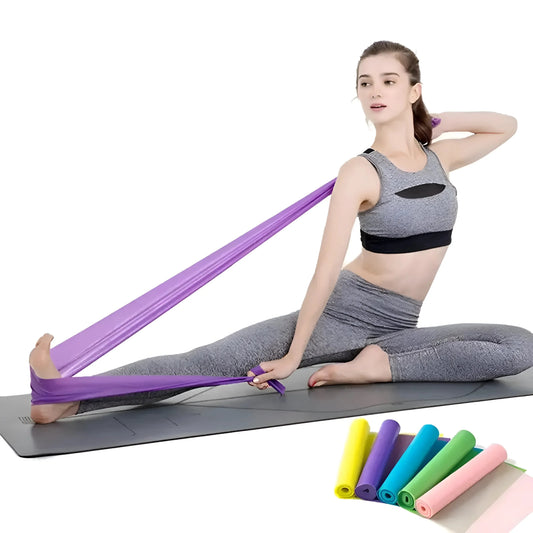 Purple 1.5m Yoga Resistance Band