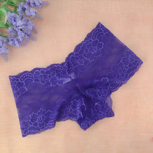 Purple Lace Boxer Briefs