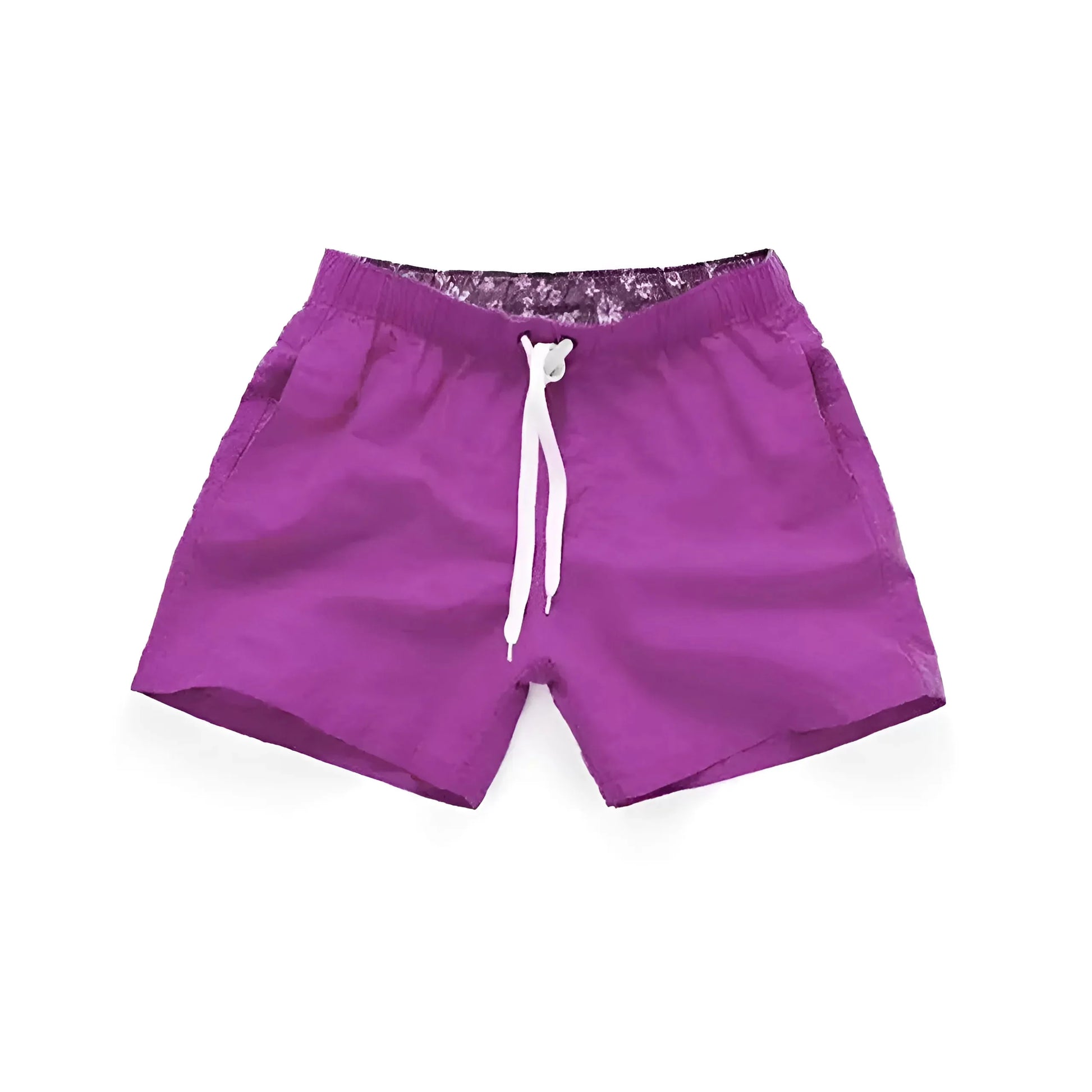 Purple Men's Swim Shorts with Pockets in Various Colours