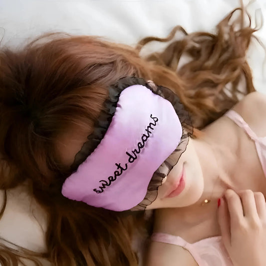 Purple Sweet Dreams Eye Mask