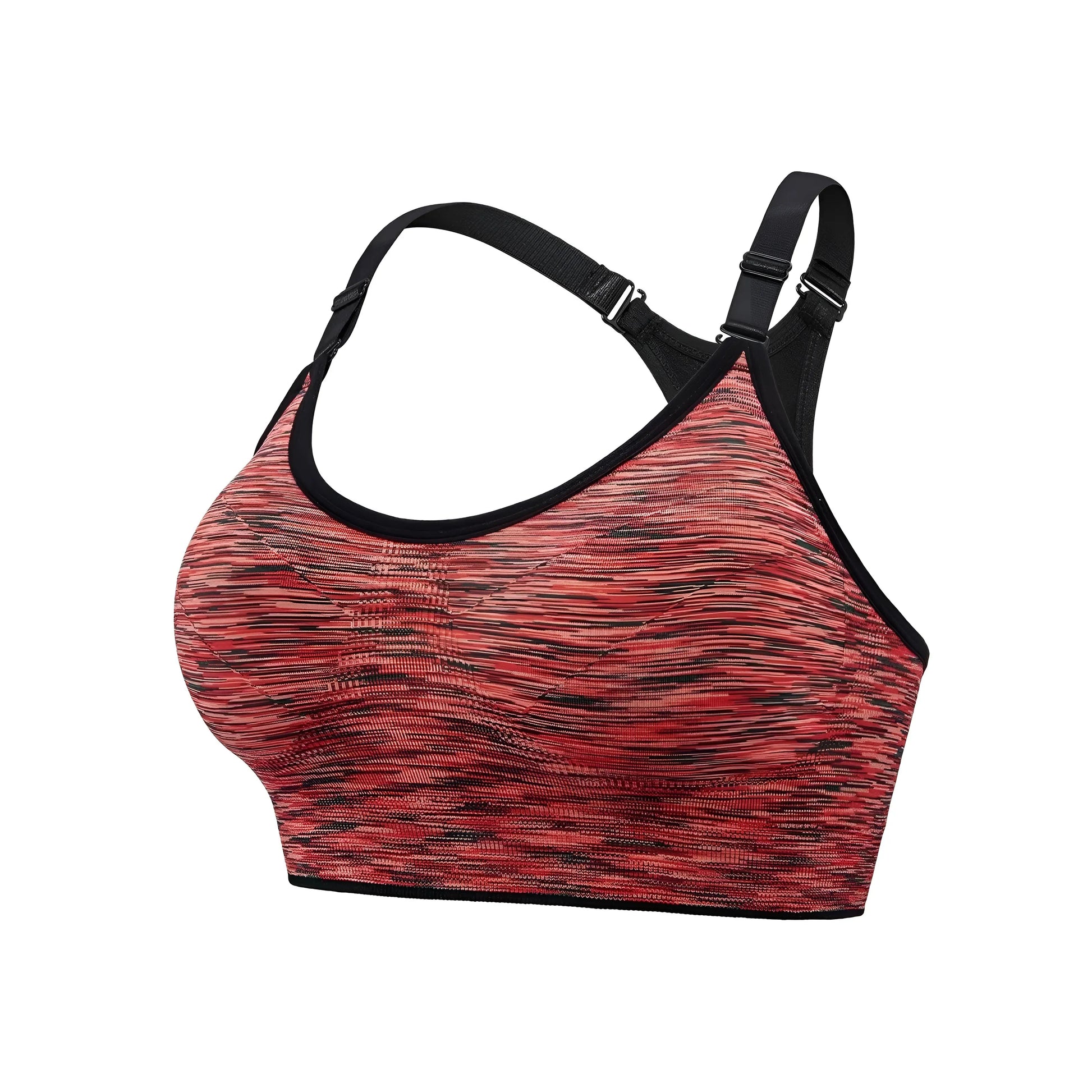 Red Breathable Sports Bra