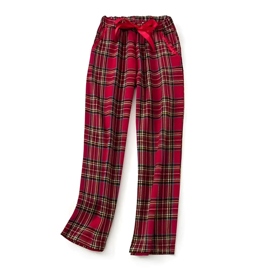 Red Checked Pyjama Trousers