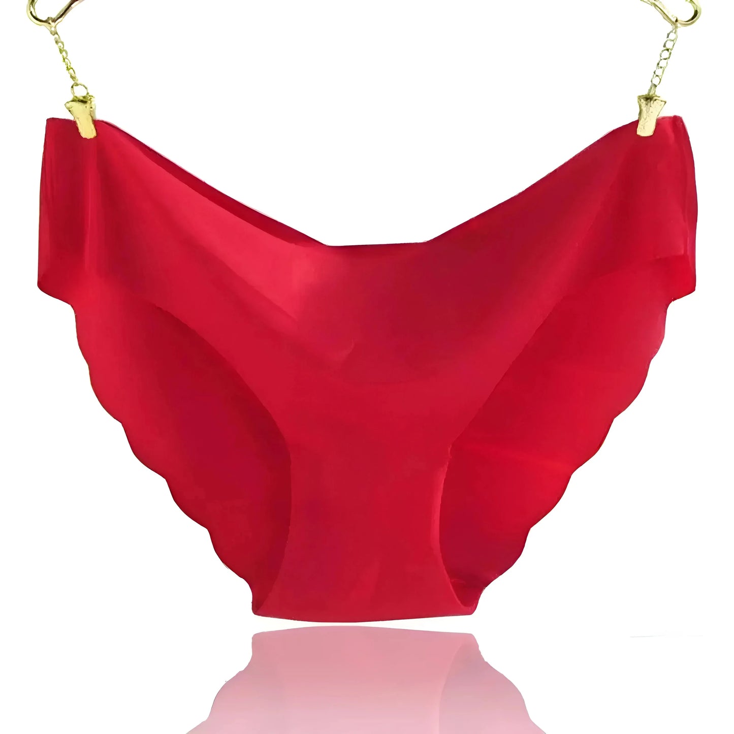 Red Seamless Classic Cut Knickers