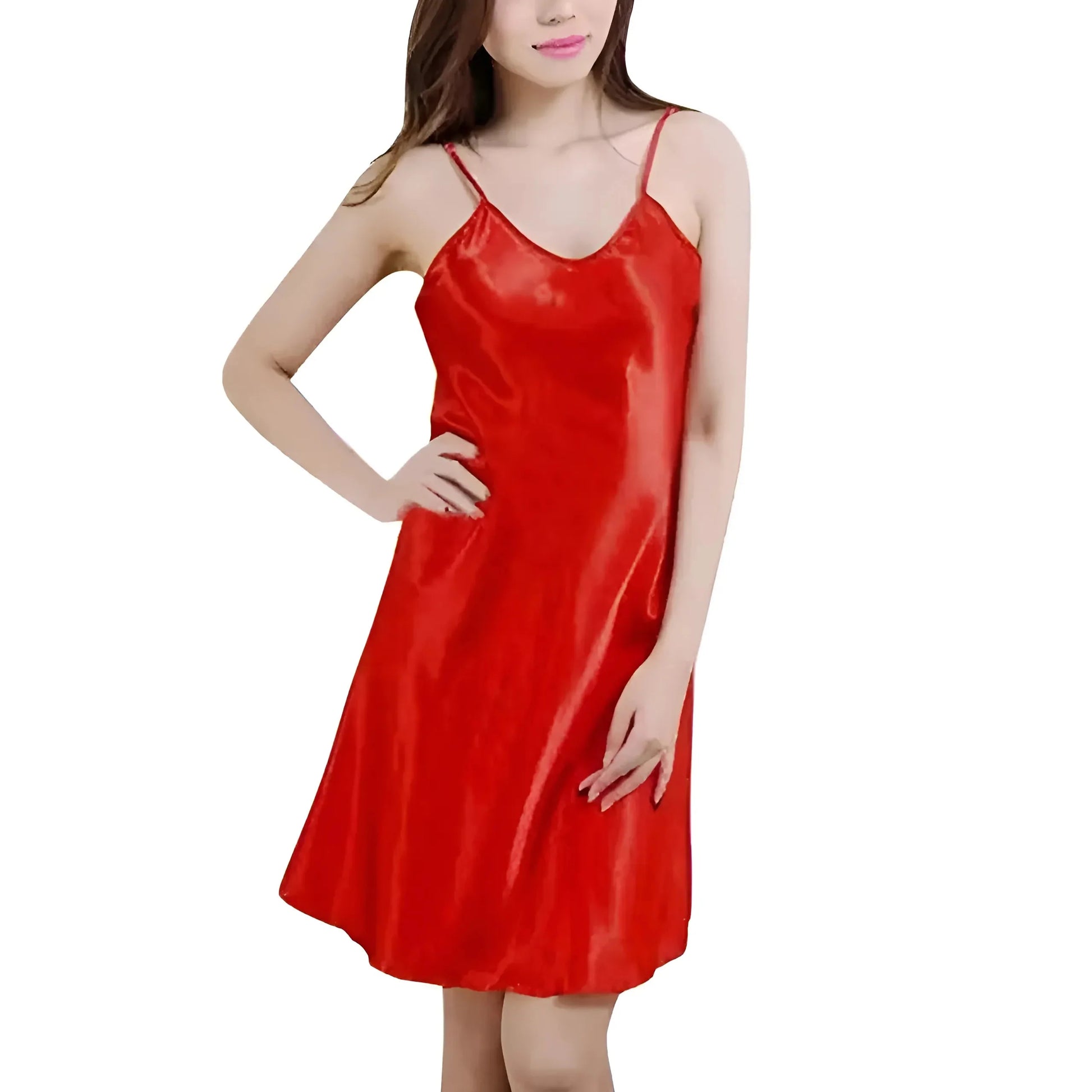 Red Silk Nightdress