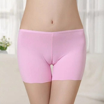 Rosa Damen-Boxershorts mit langem Bein