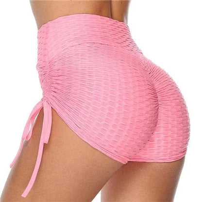 Rosa Gebundene Sportshorts